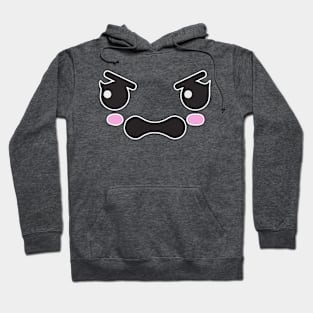 Kawaii upset face Hoodie